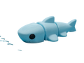 a cute blue shark